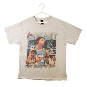 Ja Morant T Shirt Memphis Grizzlies I Aint Ducking No Smoke Portrait Tee Mens L